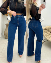 Calça Jeans Wide Leg Emylle