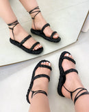 Sandália Tira Tripla